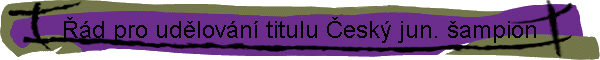 d pro udlovn titulu esk jun. ampion